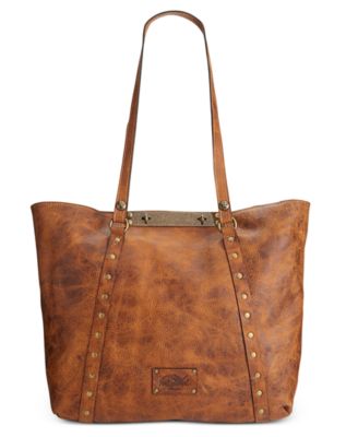 distressed leather shoulder bag