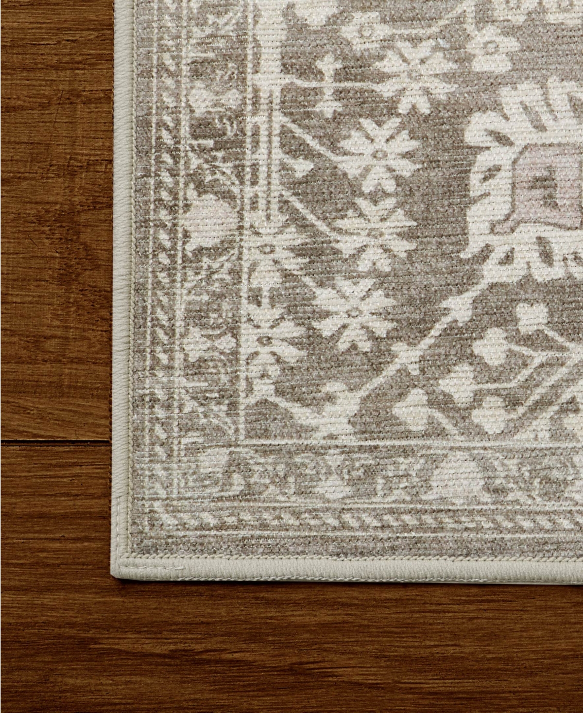Hunter Florence Washable Non-Slip Printed Chenille Accent Rug