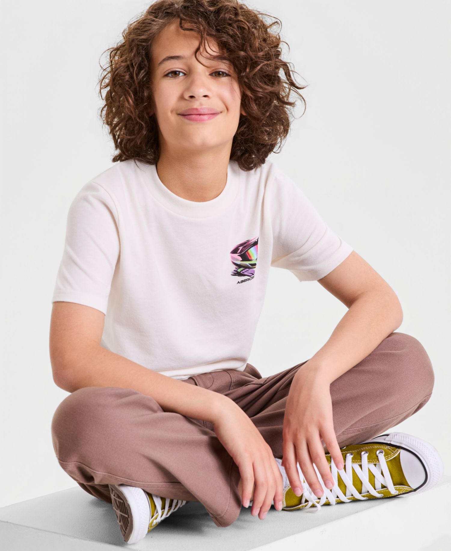 Boys 5-18 Racing Helmet Tee