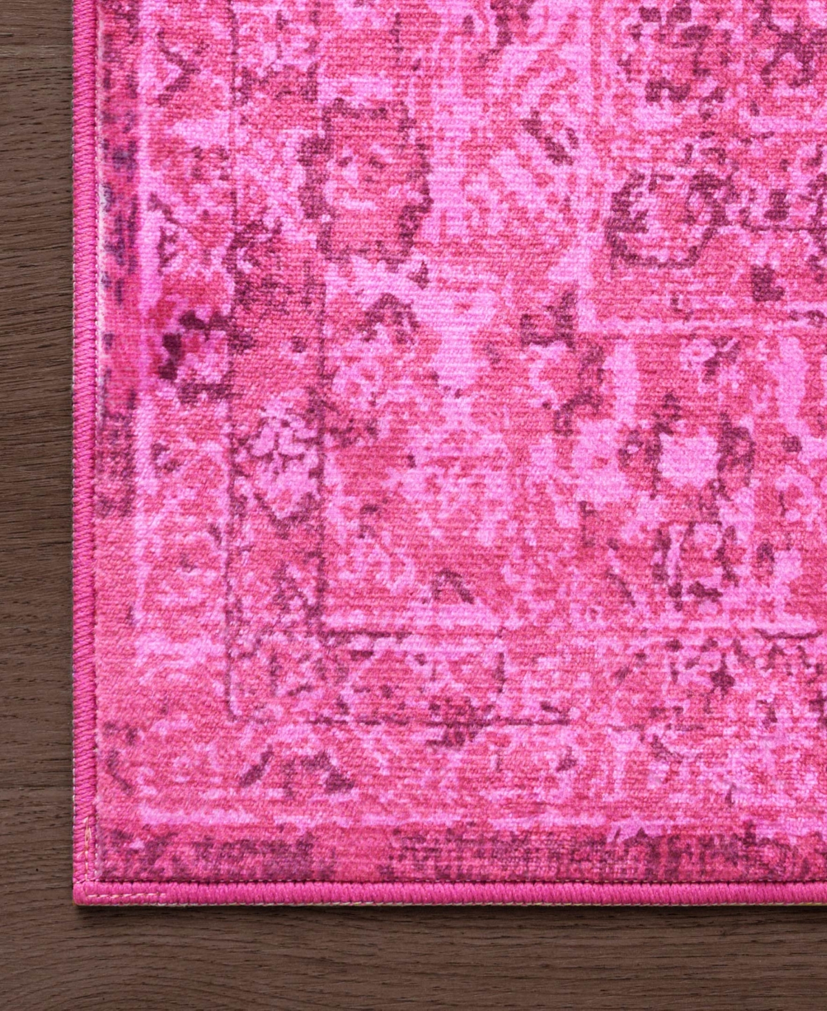 Juicy Couture Leopard Medallion Finely Soft Washable Runner Rug, 24" x 72"