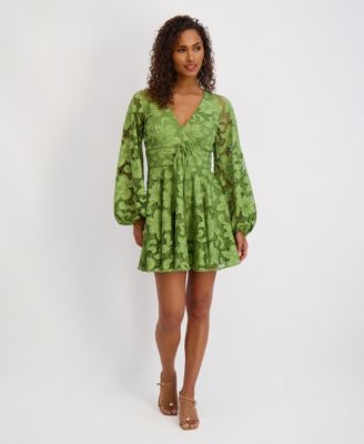 Women's Green Lace Mini Dresses | Macy's