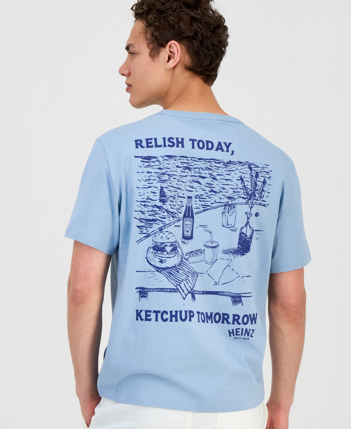 Sun + Stone Men's Cotton Heinz Graphic T-Shirt, Macy's Exclusive