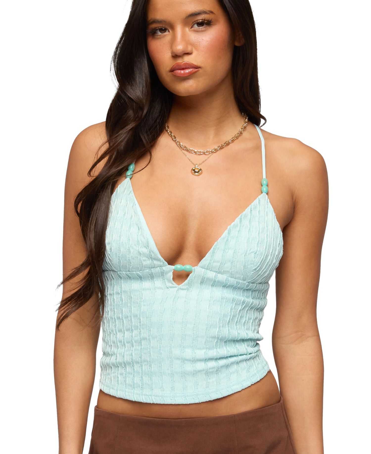 Women's Alitah Bead Textured Tank Top