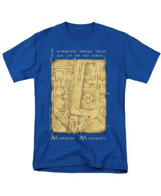 Men's Marauders Map Interior Words T-Shirt