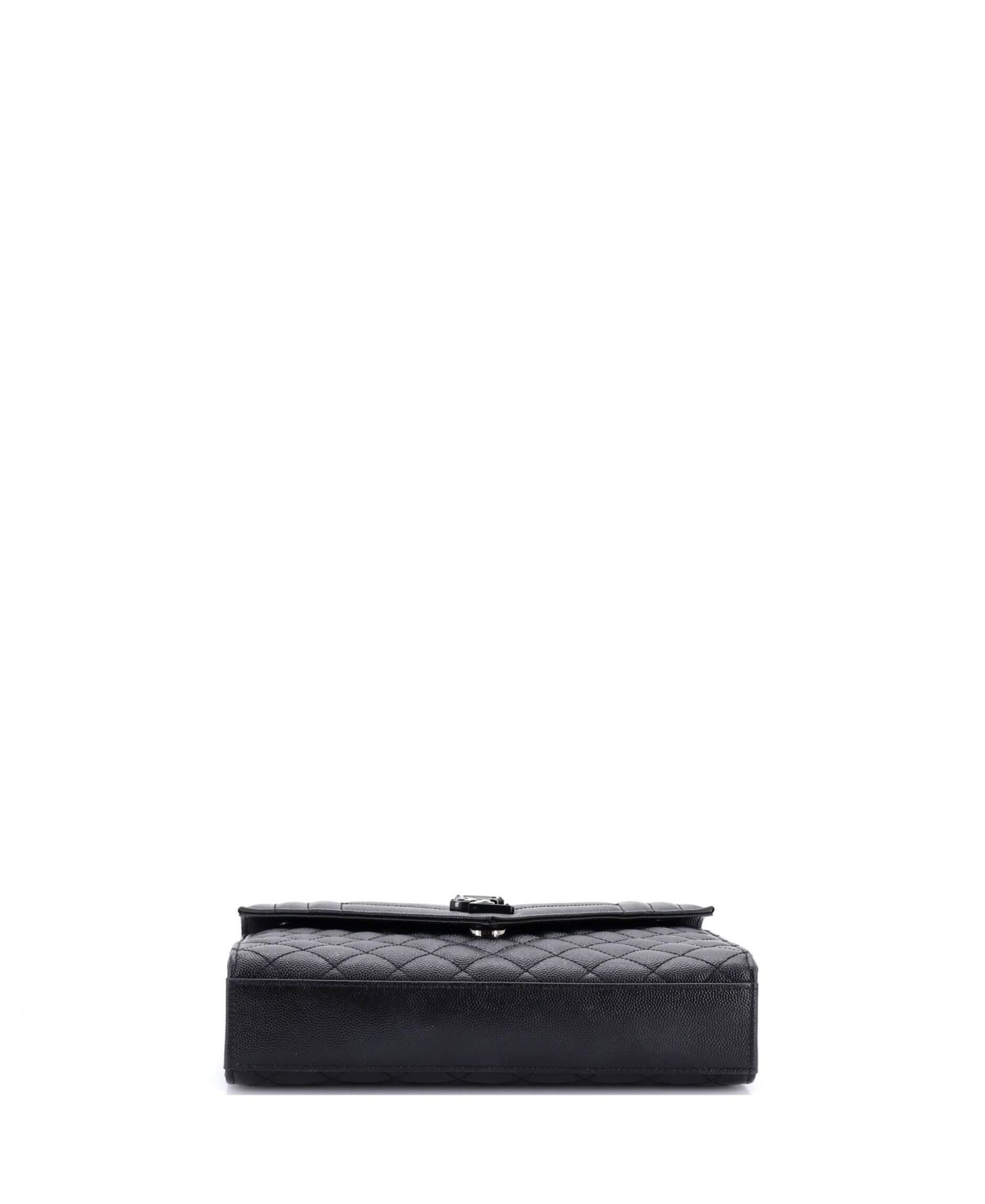 Medium Classic Monogram Envelope Satchel Mixed Matelasse Leather