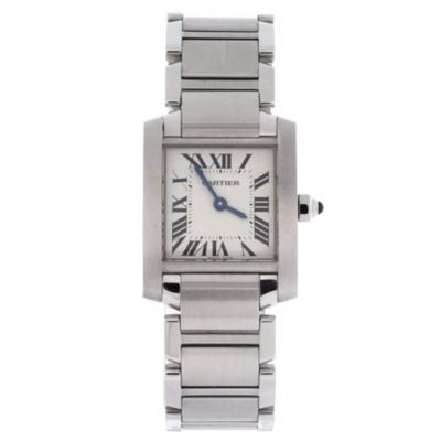 Tank Francaise Quartz Watch in Stainless Steel 20mm