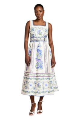 josefina ivory floral maxi dress Baltic Born Womens Aita Maxi Dress | Black + Ivory Floral main image 1