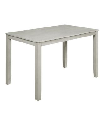 Furniture Pascal  Wood Rectangle Counter Table in Driftwood