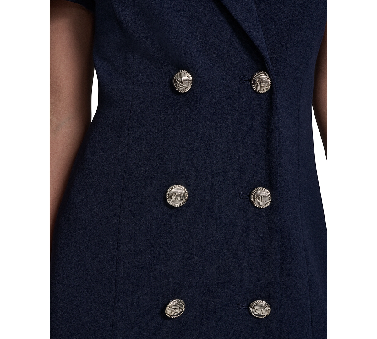 Karl Lagerfeld Paris Women's Short-Sleeve Blazer Dress