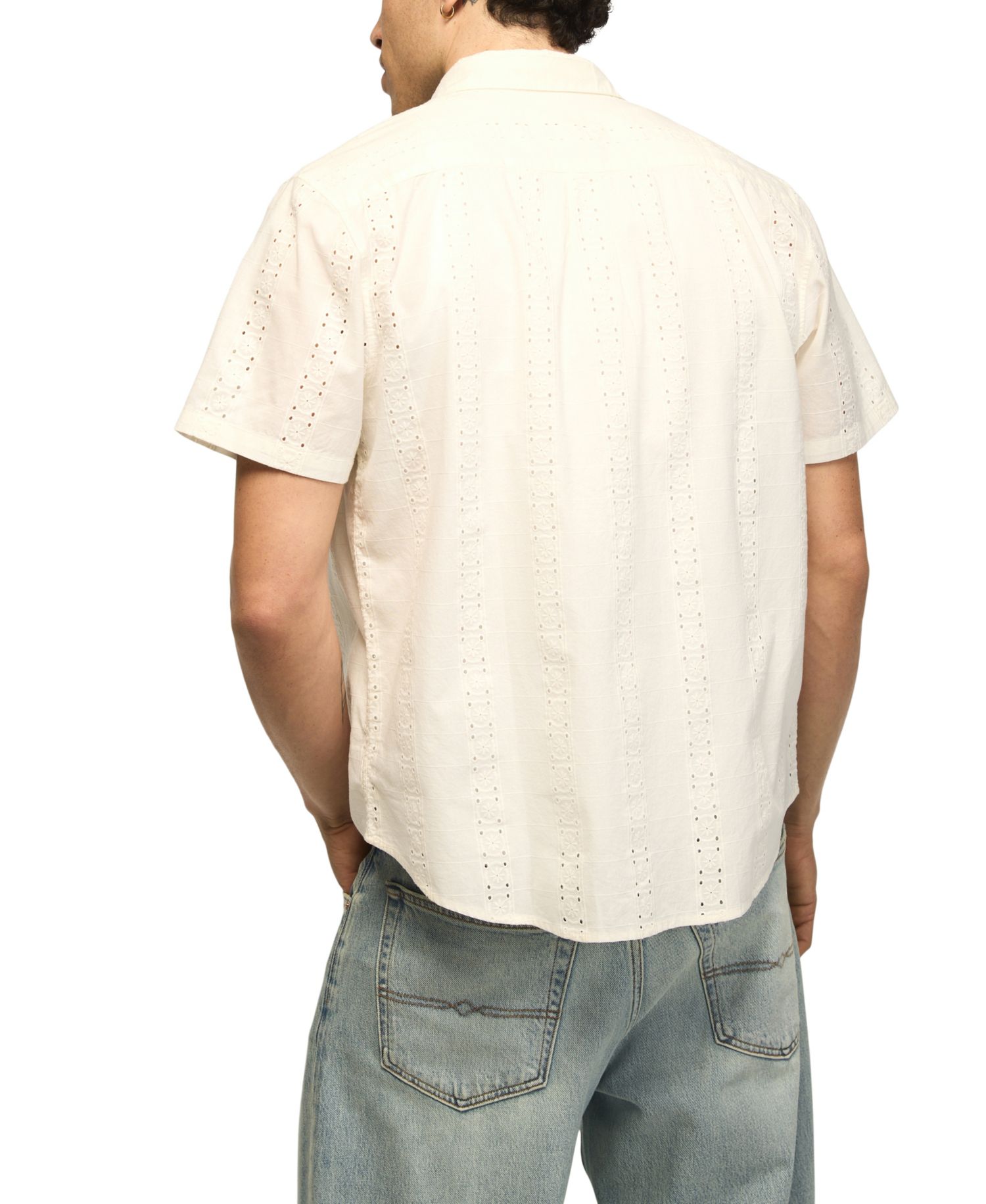 Men's Novelty Eyelet San Gabriel Short-Sleeve Shirt
