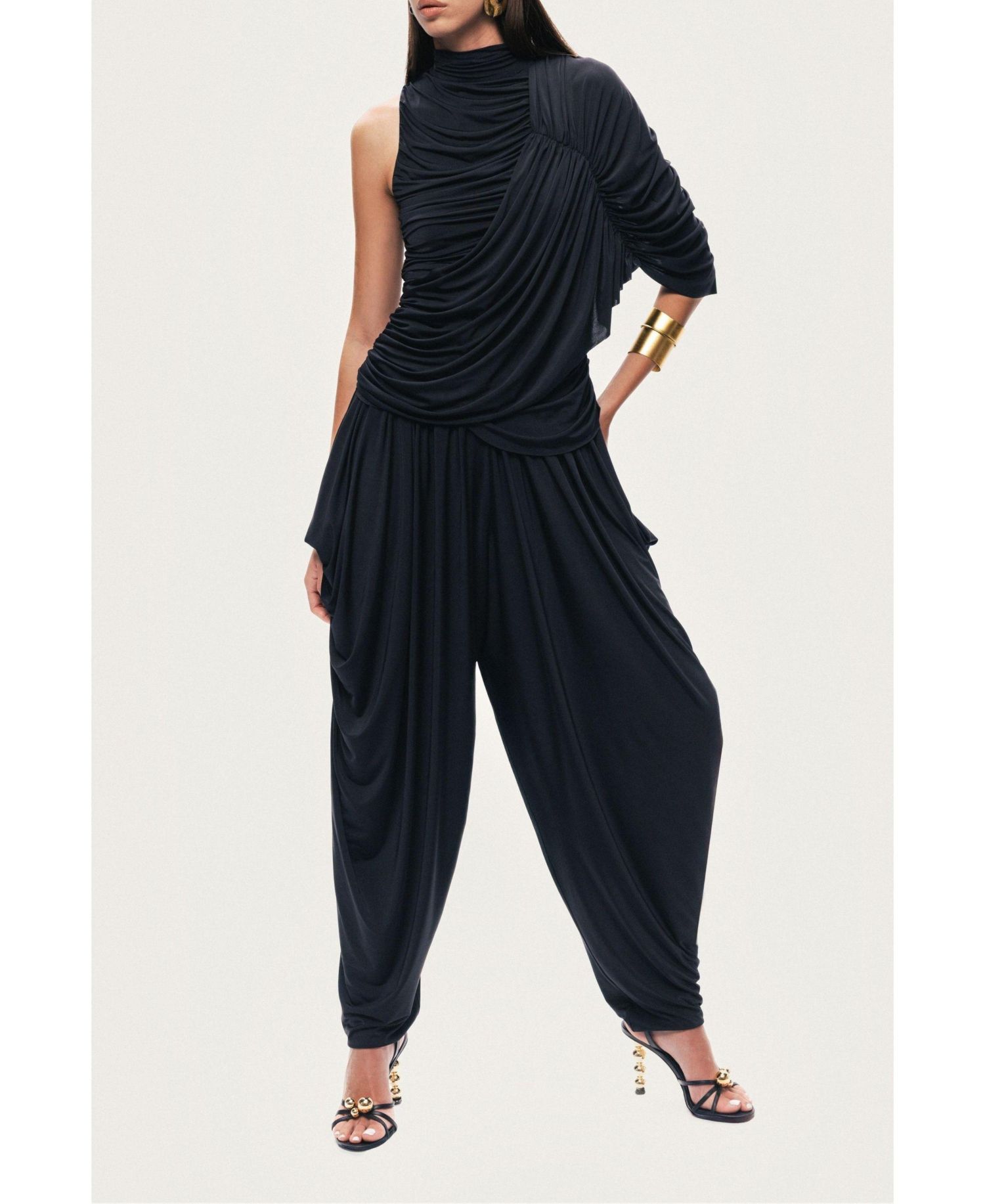 Women's Draped Relaxed Fit Pants