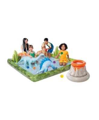 Jurassic Adventure Inflatable Kiddie Pool Slide Sprayer Dinosaurs