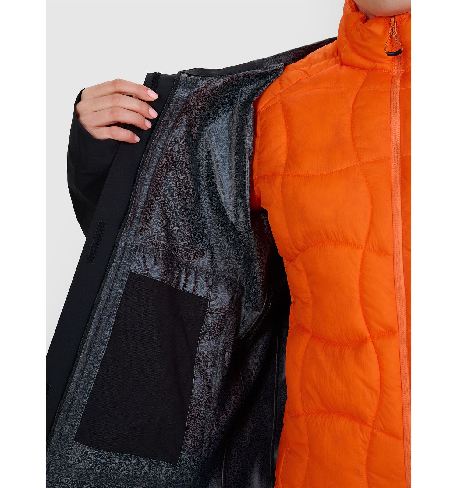 Women's Waterproof Trekking Hardshell Jacket 15,000 Membrane