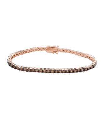 Sterling Silver Cubic Zirconia Thin Tennis Bracelet