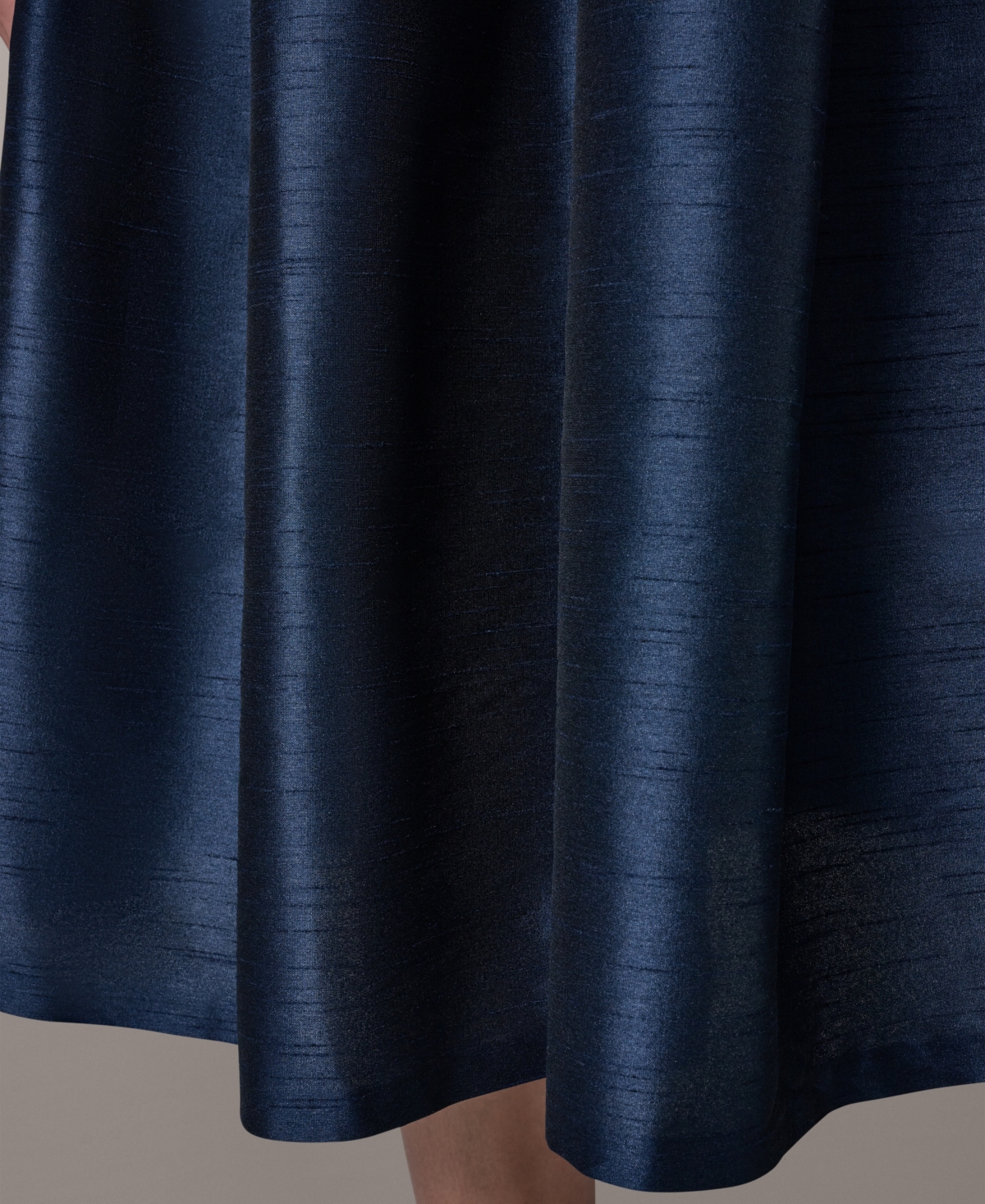 Donna Karan New York Women's Off-Shoulder Scoop Neck Jacquard Fit & Flare Midi Dress