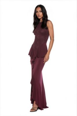 princess polly baby blue dress Burgundy Lace Dress