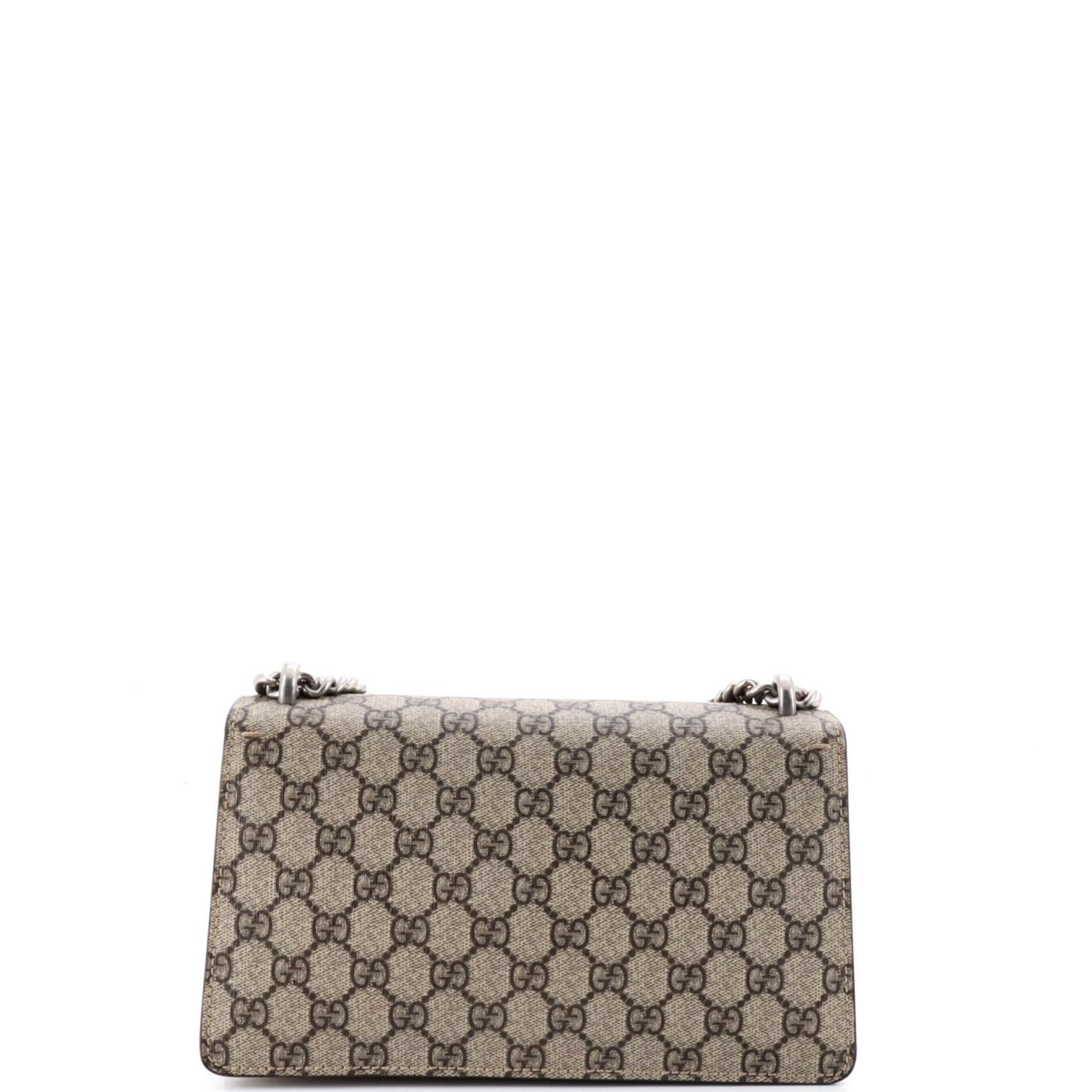 Small Dionysus Bag GG Coated Canvas with Crystal Embellished Metal