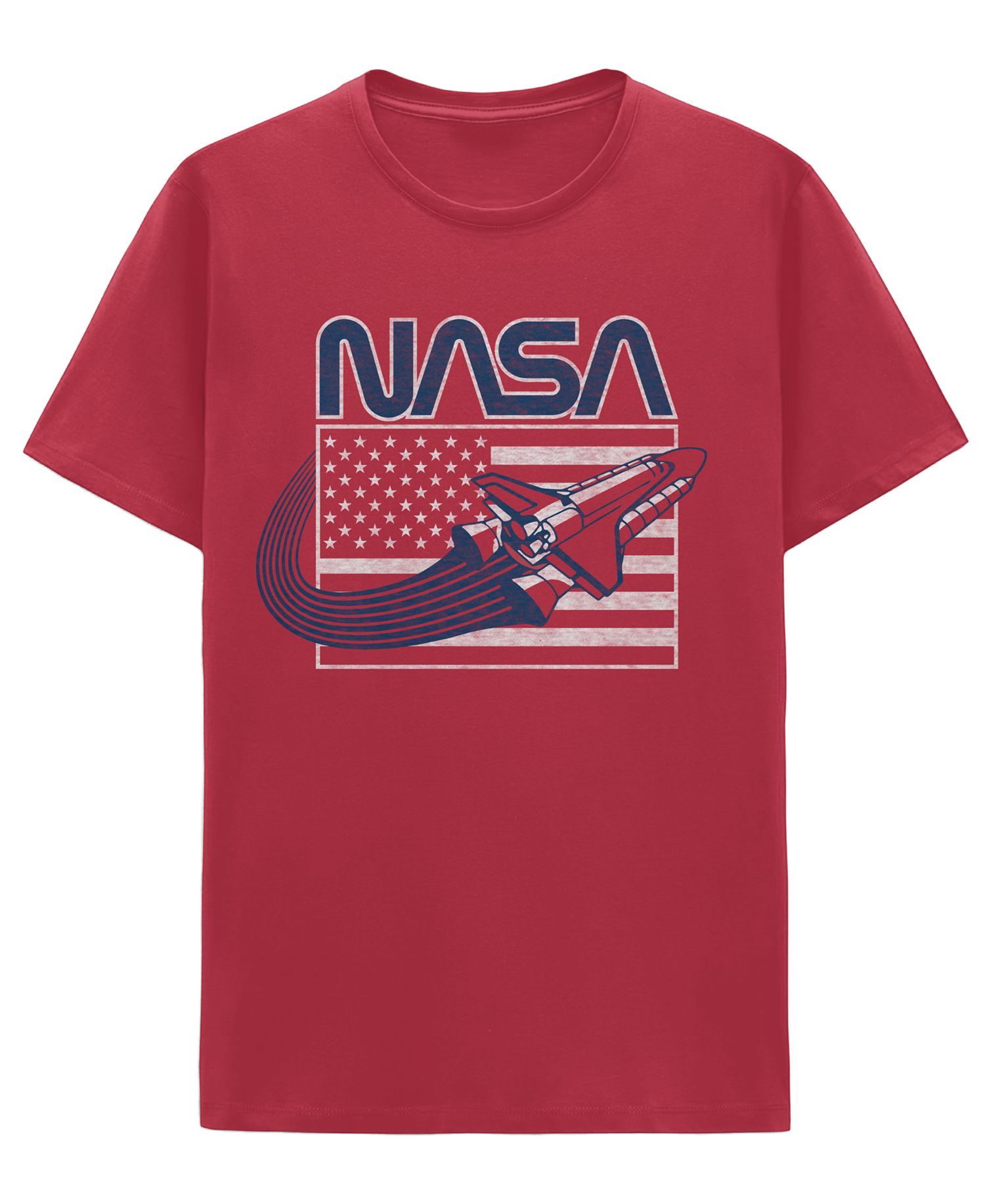 Men's NASA Americana Rocket Flag T-Shirt