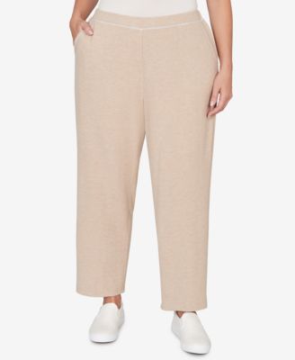 Plus Size Comfort & Joy Comfort Everyday Slant Pocket Average Length Pants