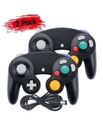 NGC GC Controller Classic Wired Gamepad Joystick for Gamecube Wii Game Console (2 Pack)
