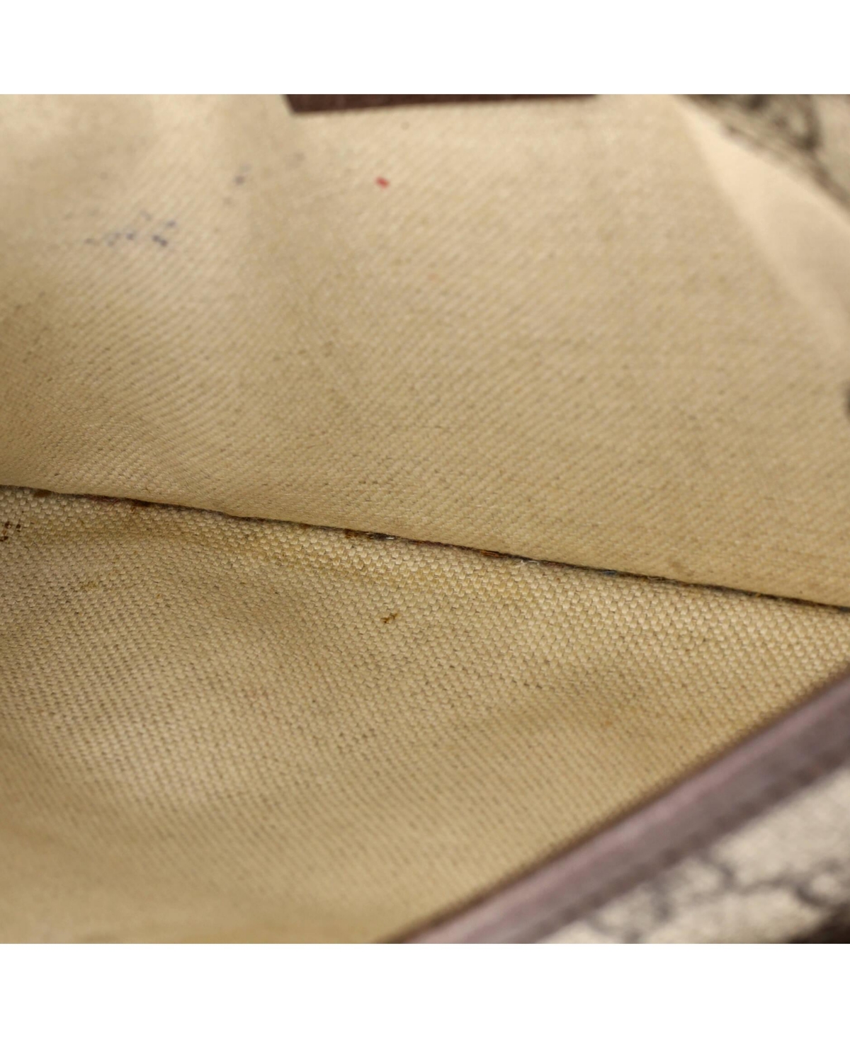 Pre-Owned Gucci Neo Vintage Flap Belt Bag Gg Coated Canvas