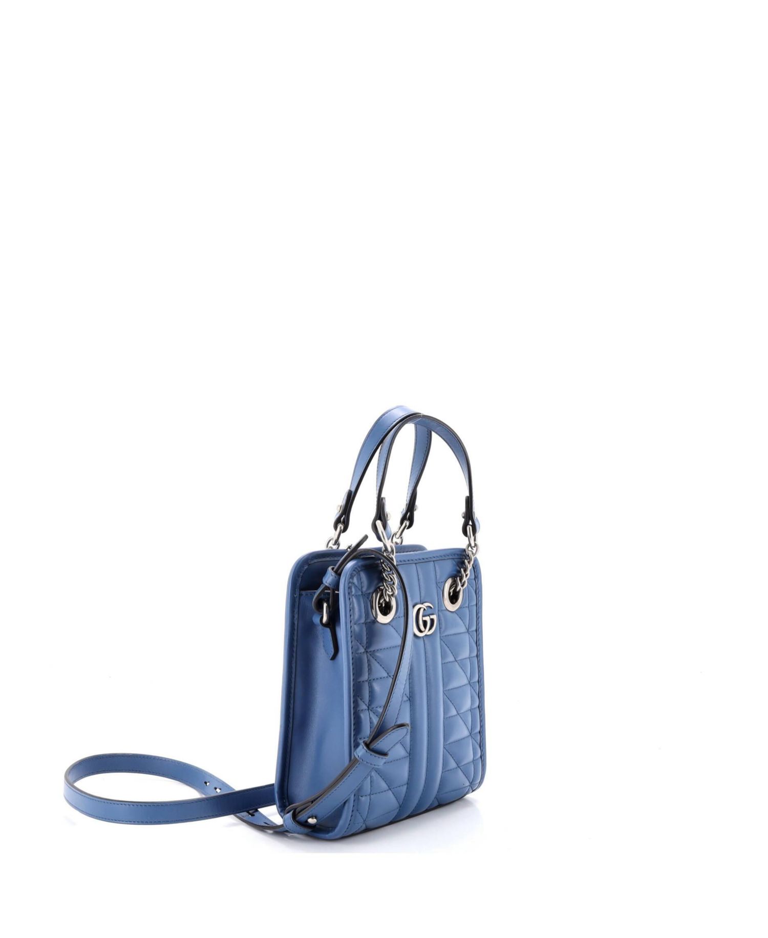 Mini GG Marmont Handle Crossbody Bag Matelasse Leather
