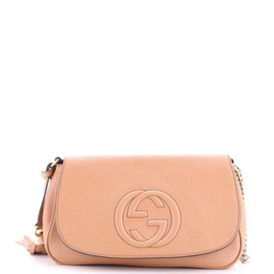 Medium Soho Chain Crossbody Bag Leather