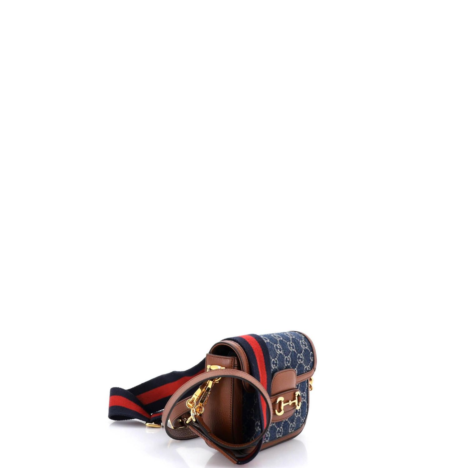 Mini Horsebit 1955 Shoulder Bag GG Denim