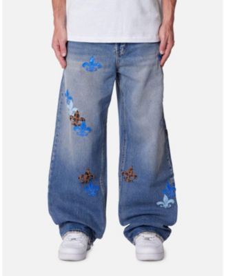 Men's Ultra Baggy Fleur Patch Jeans