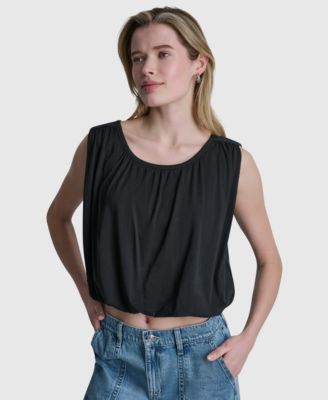 Women's Sleeveless Bubble Top