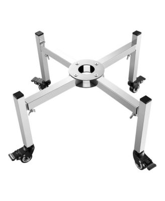 Adjustable Fire Pit Stand 15-27 in Stainless Steel Base for Smokeless Pits