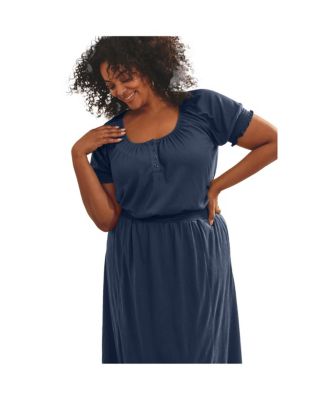 Women's Gauze Puffed Sleeve Top