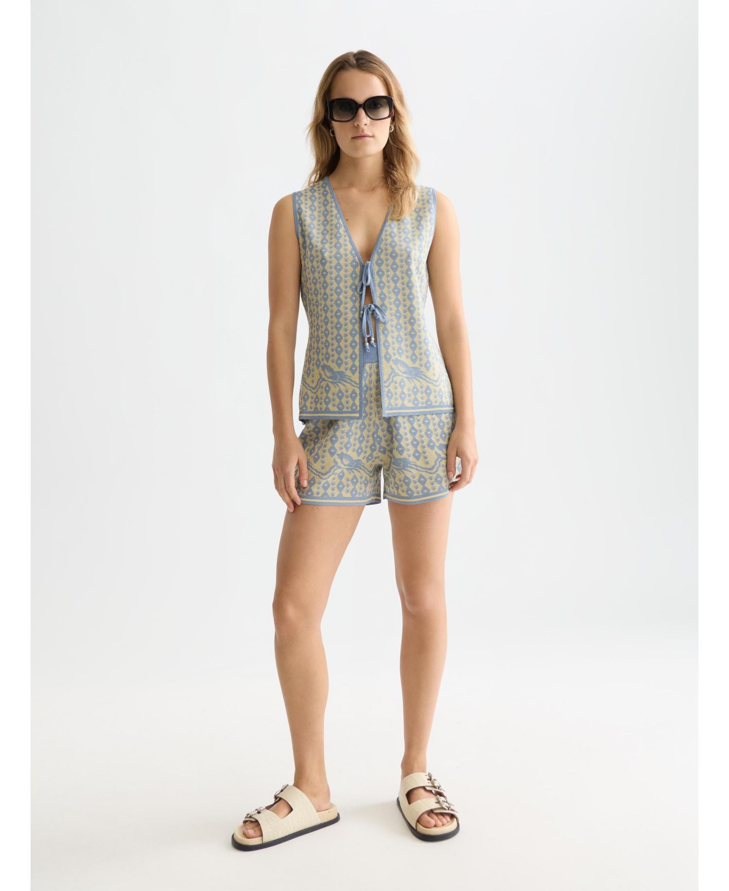 Women's Scotch and Soda Jaquard Knitted Shorts