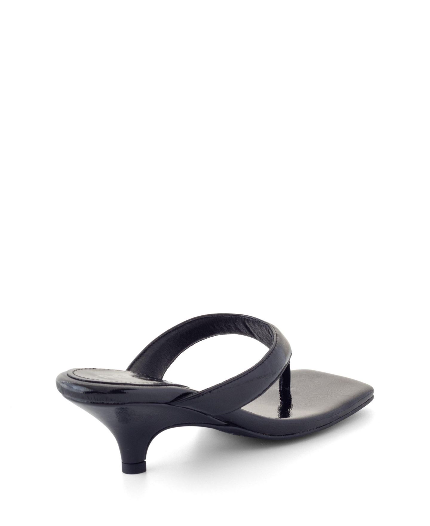 Женские туфли Therapy Australia North Square Toe Thong Heel, цвет: Сливочный лаковый — фото 3