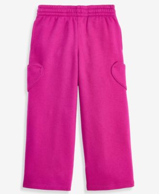 Toddler Girls' 12M-5T Heart-Pocket Fleece Pants