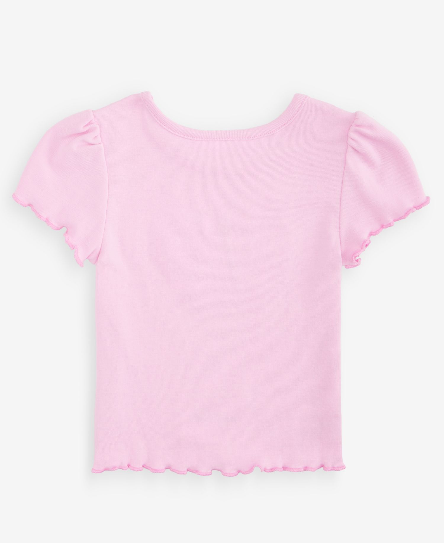 Toddler Girls' 12M-5T Butterfly Elevated Ribbed T-Shirt