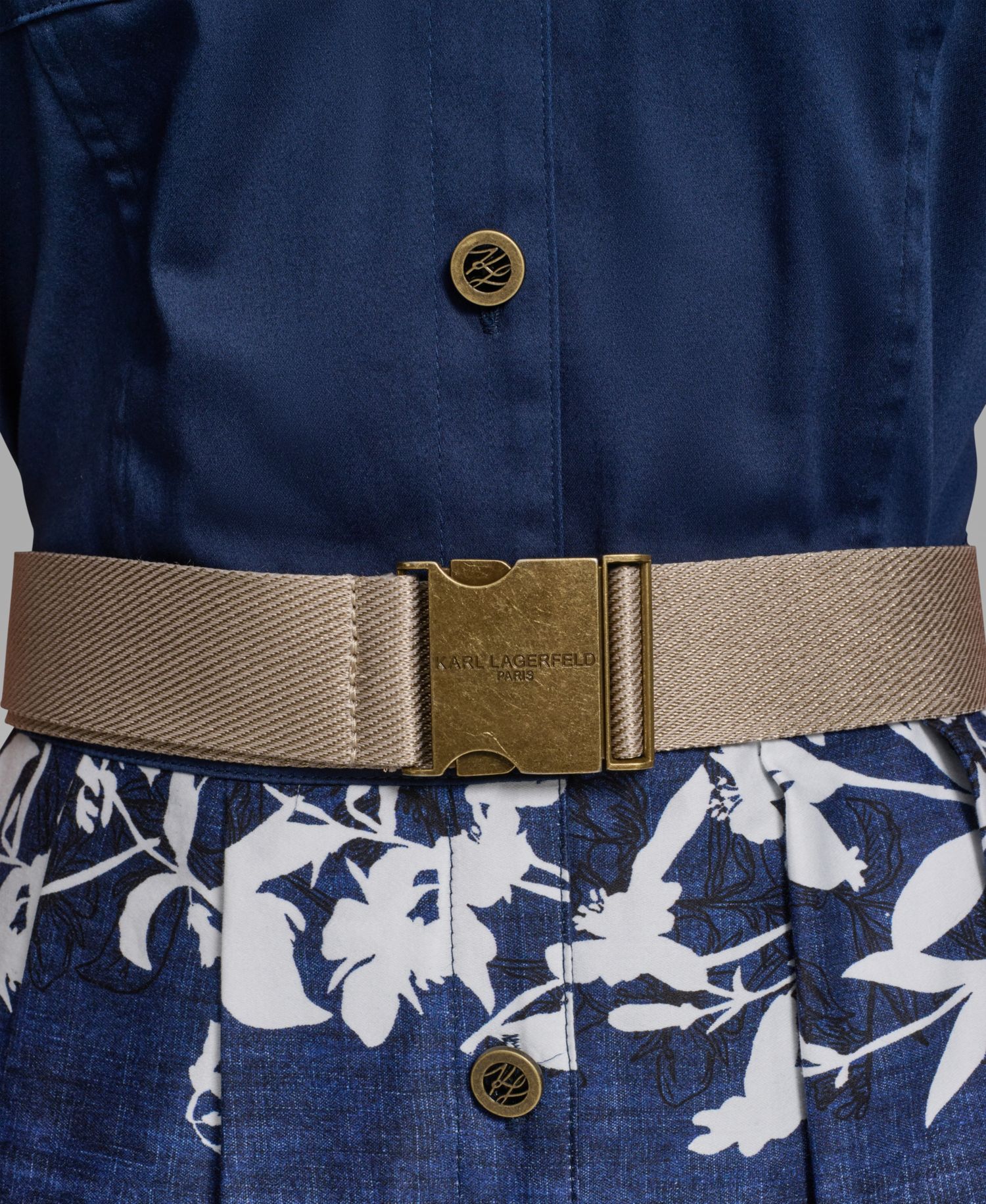 Women's Sleeveless Collared Belted Dress