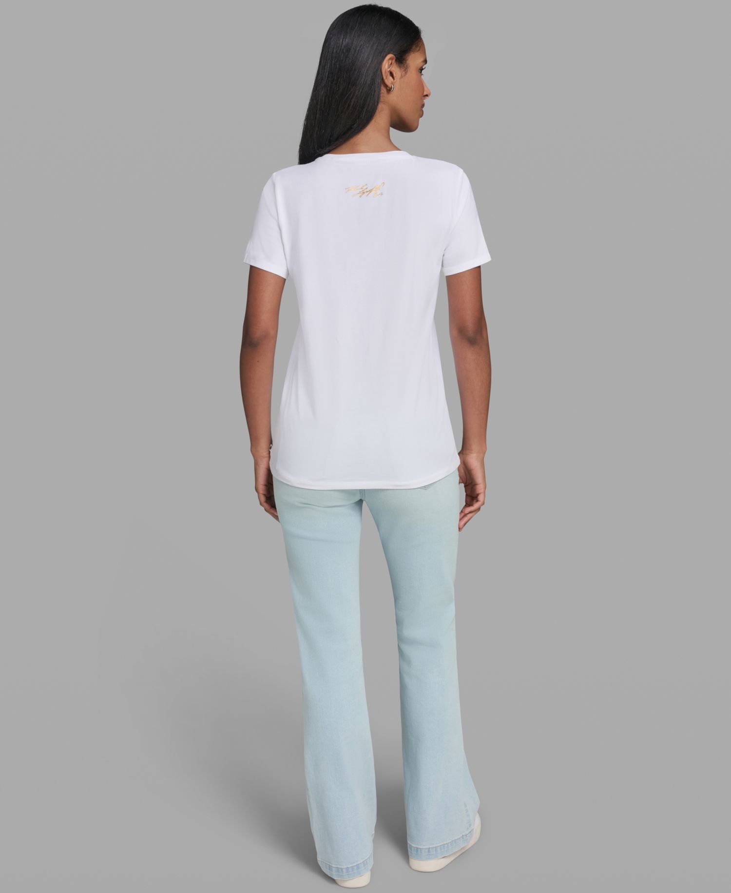 Women's Eiffel Tower Logo Short-Sleeve T-Shirt