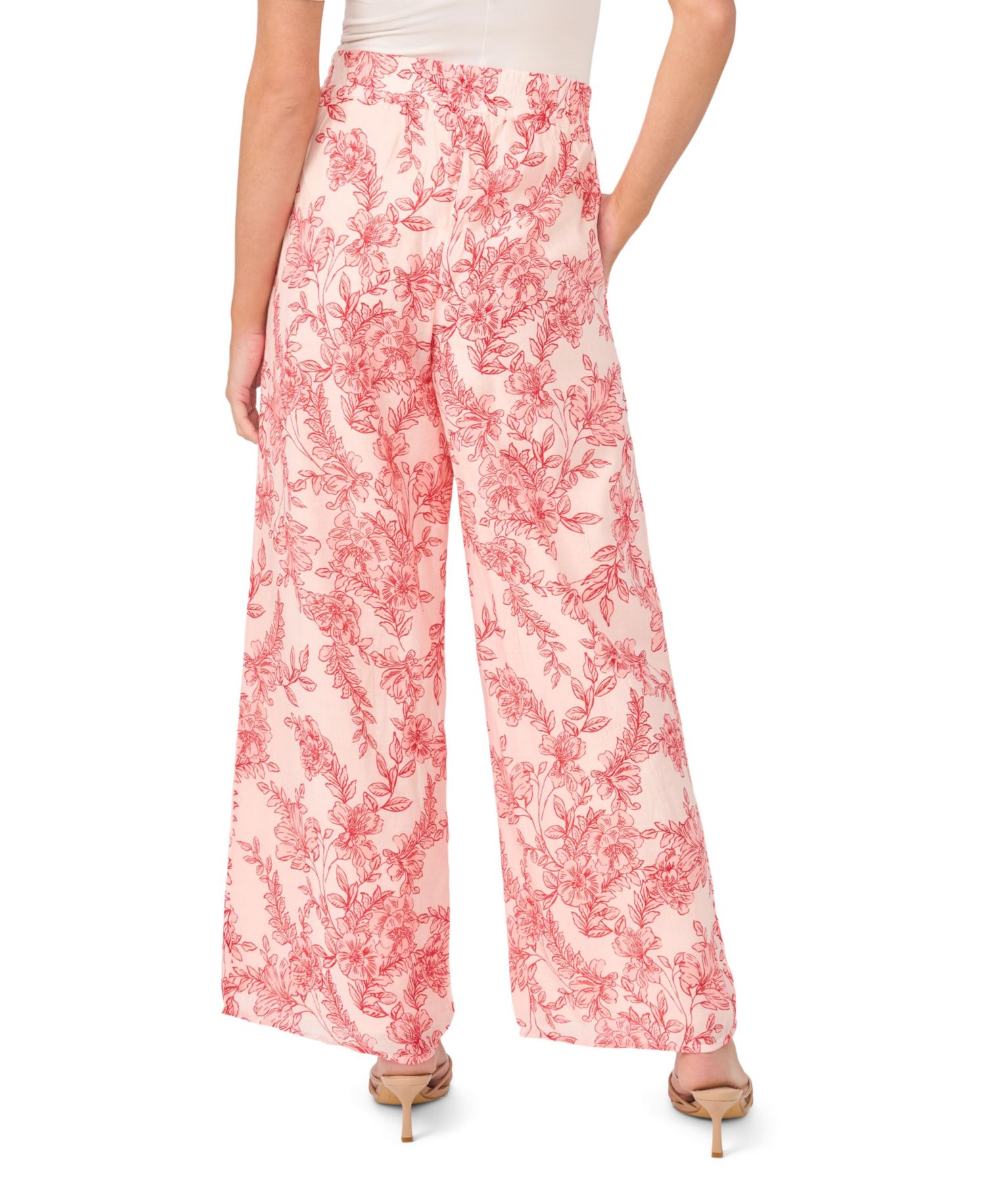 Women's Blend Smocked Waist Wide-Leg Pants
