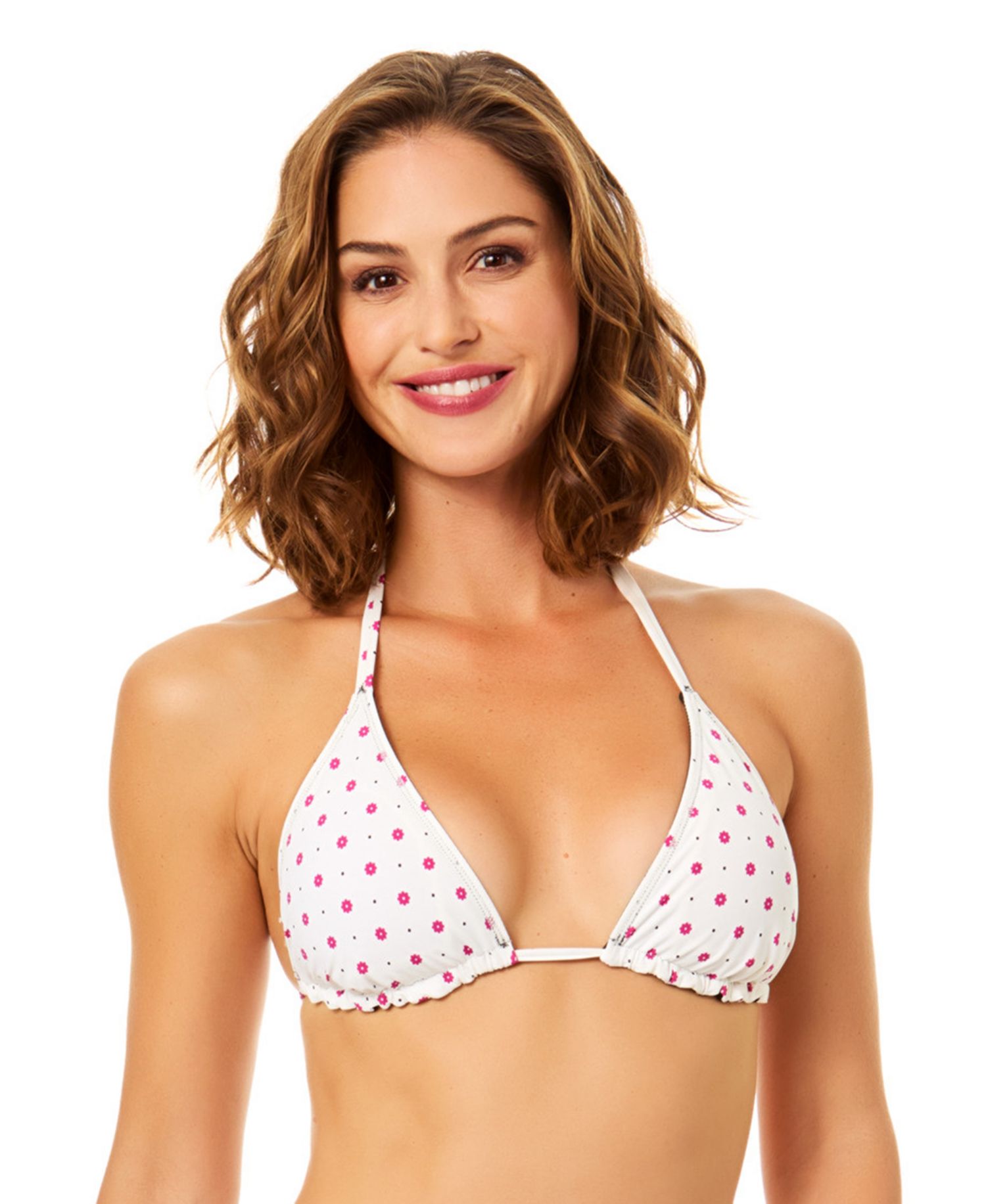 Women's Reversible V-Neck Halter Triangle Bikini Top