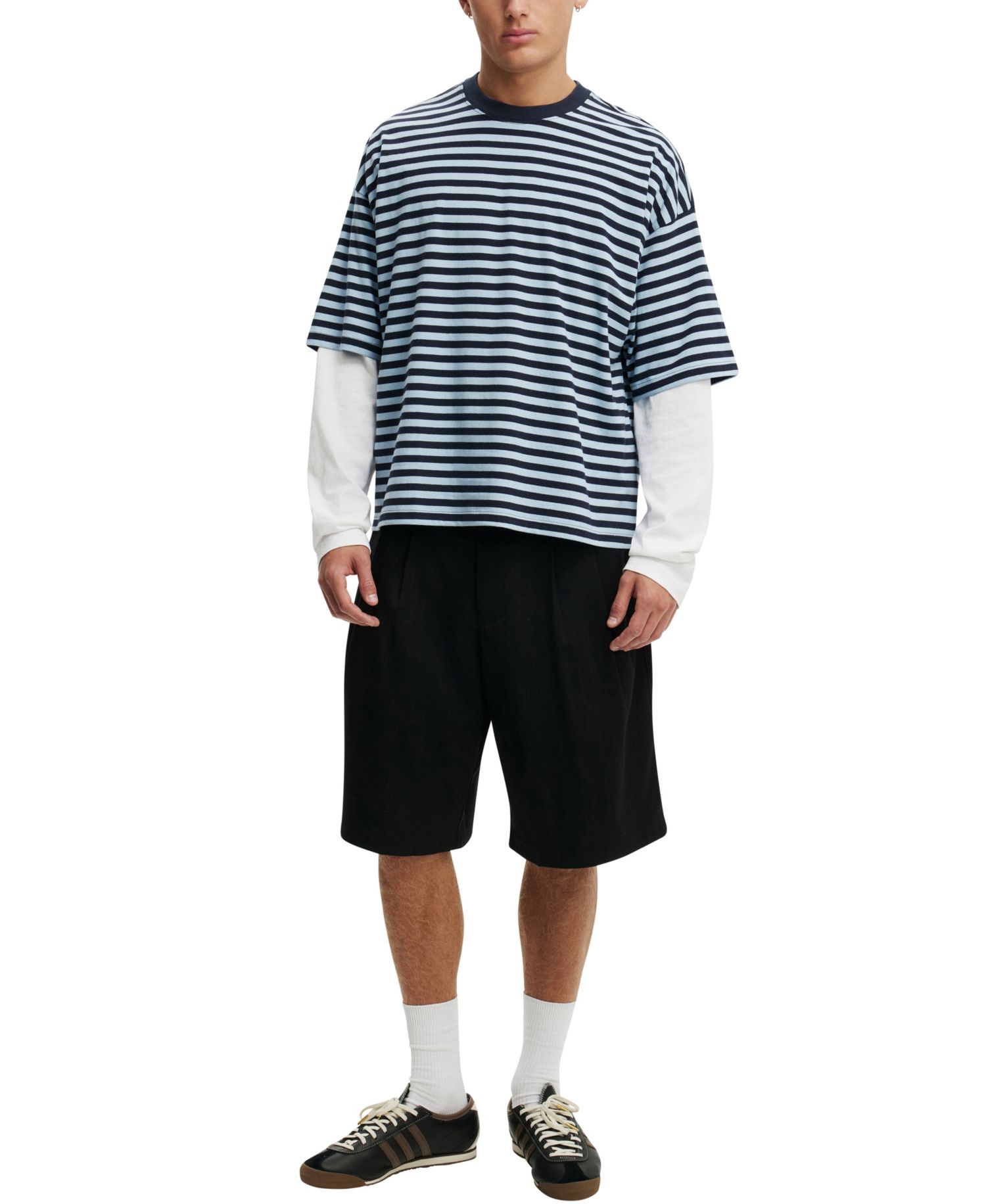 Men's Cropped Modern-Fit T-Shirt