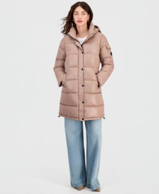 Women's Hooded Puffer Coat, Created for Macy's