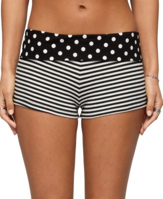 Women's Presley Stripe and Polka Dot Foldover Shorts