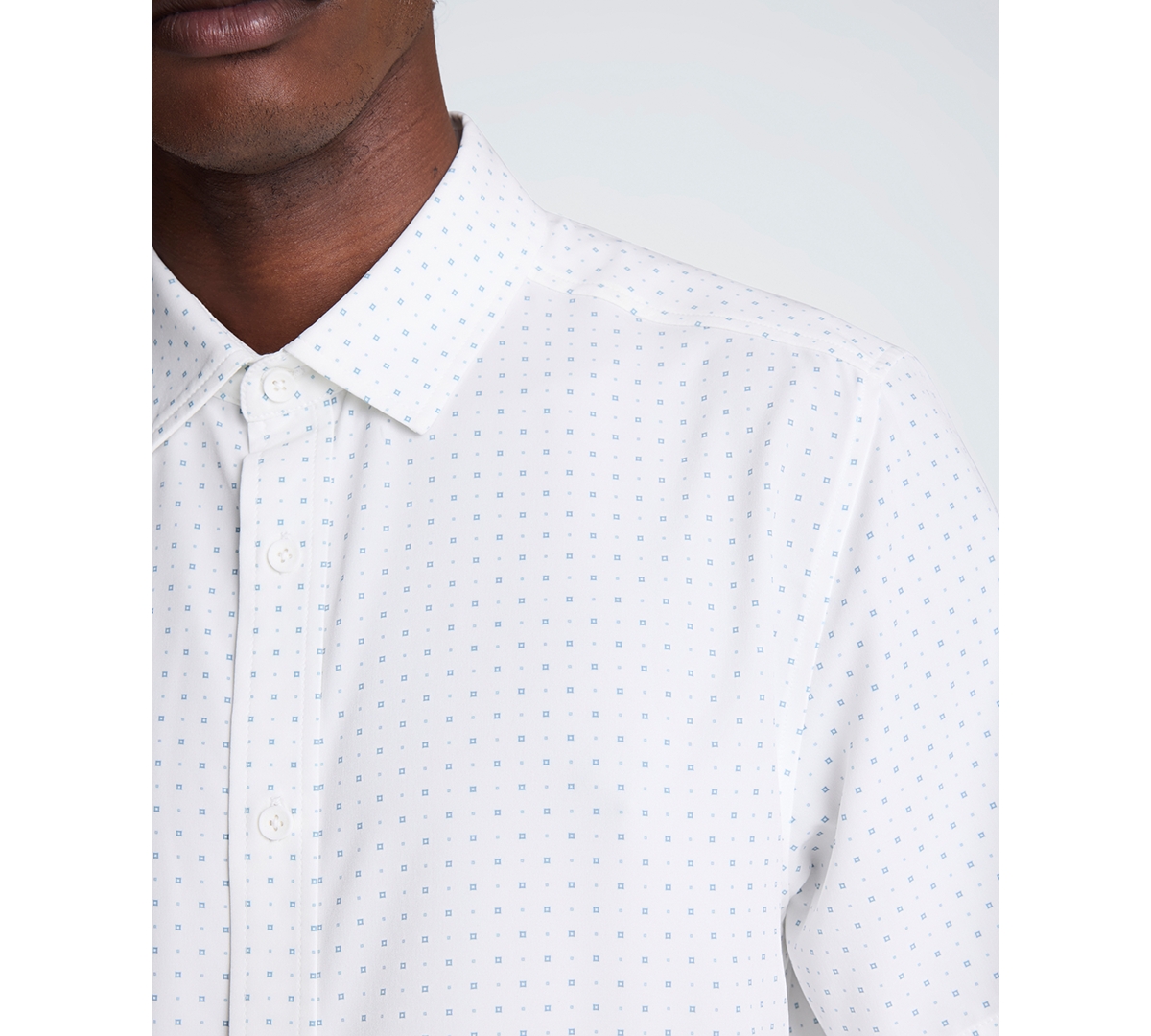 Kenneth Cole Men's Polyester-Blend Classic-Fit Shirt