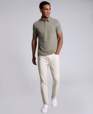 Men's Cotton-Blend Classic-Fit Polo Shirt