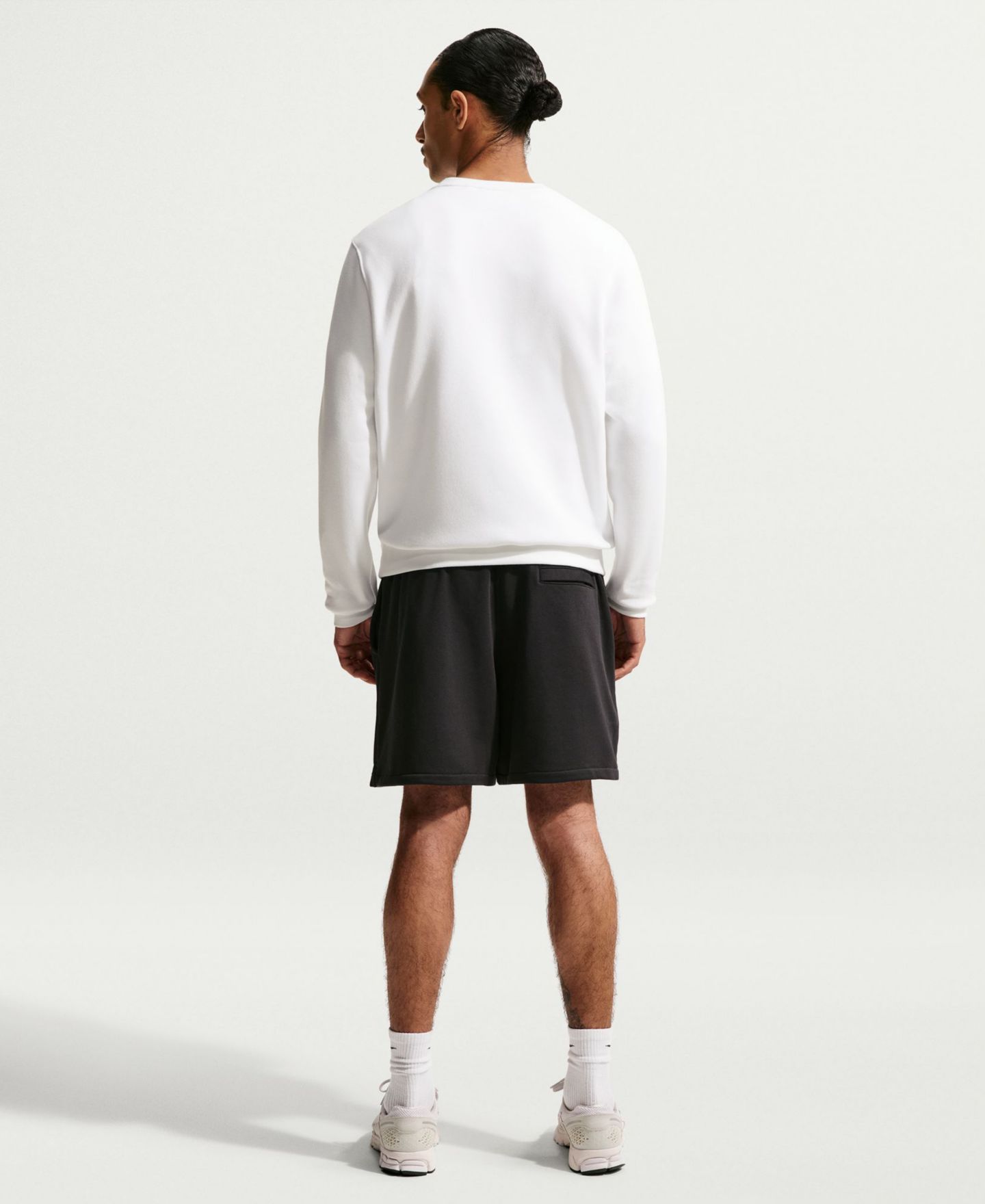 Мужские шорты Nike Club French Terry Flow Pull-On, цвет: Чёрный — фото 4