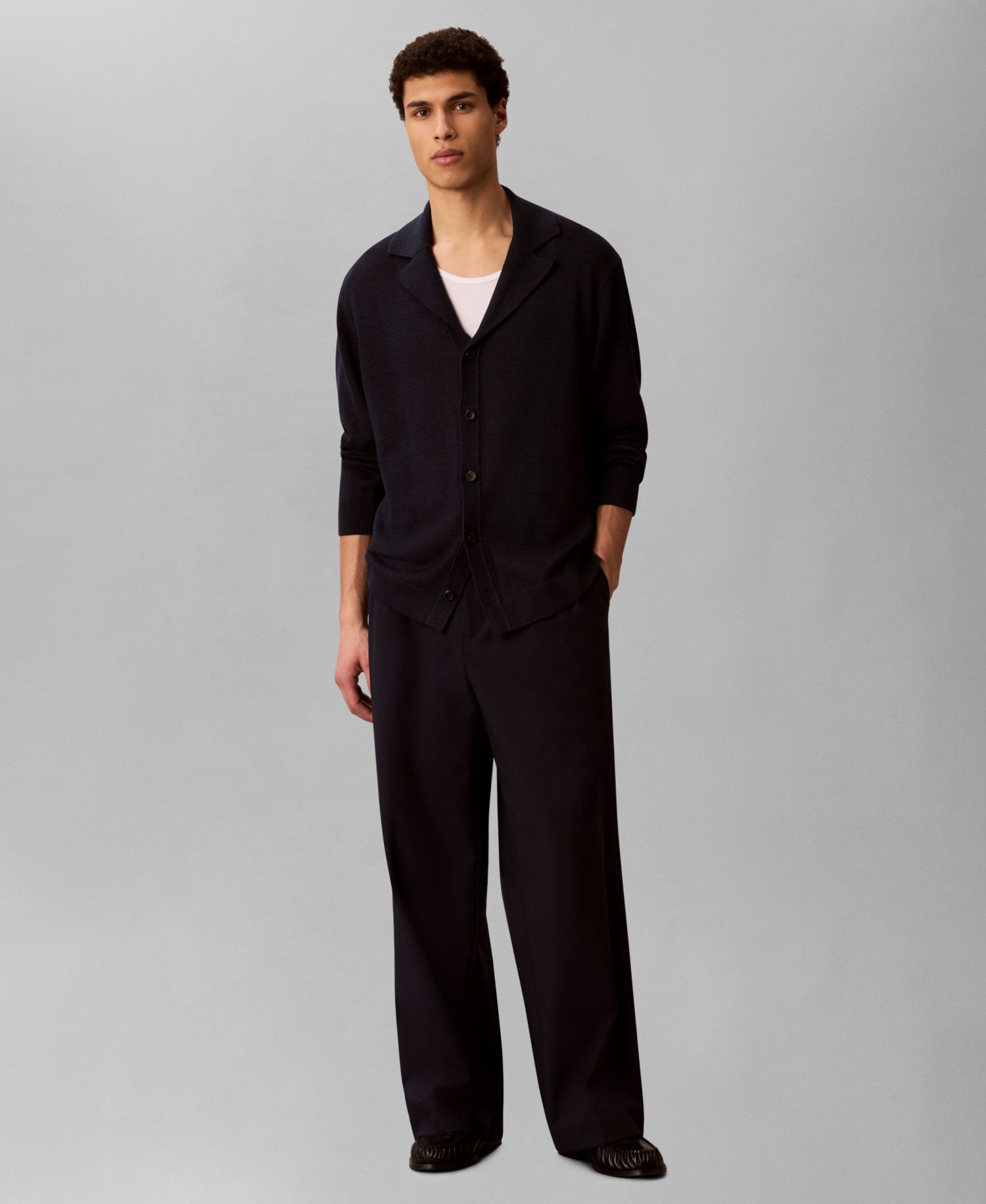 Men's Linen-Blend Regular-Fit Sweater