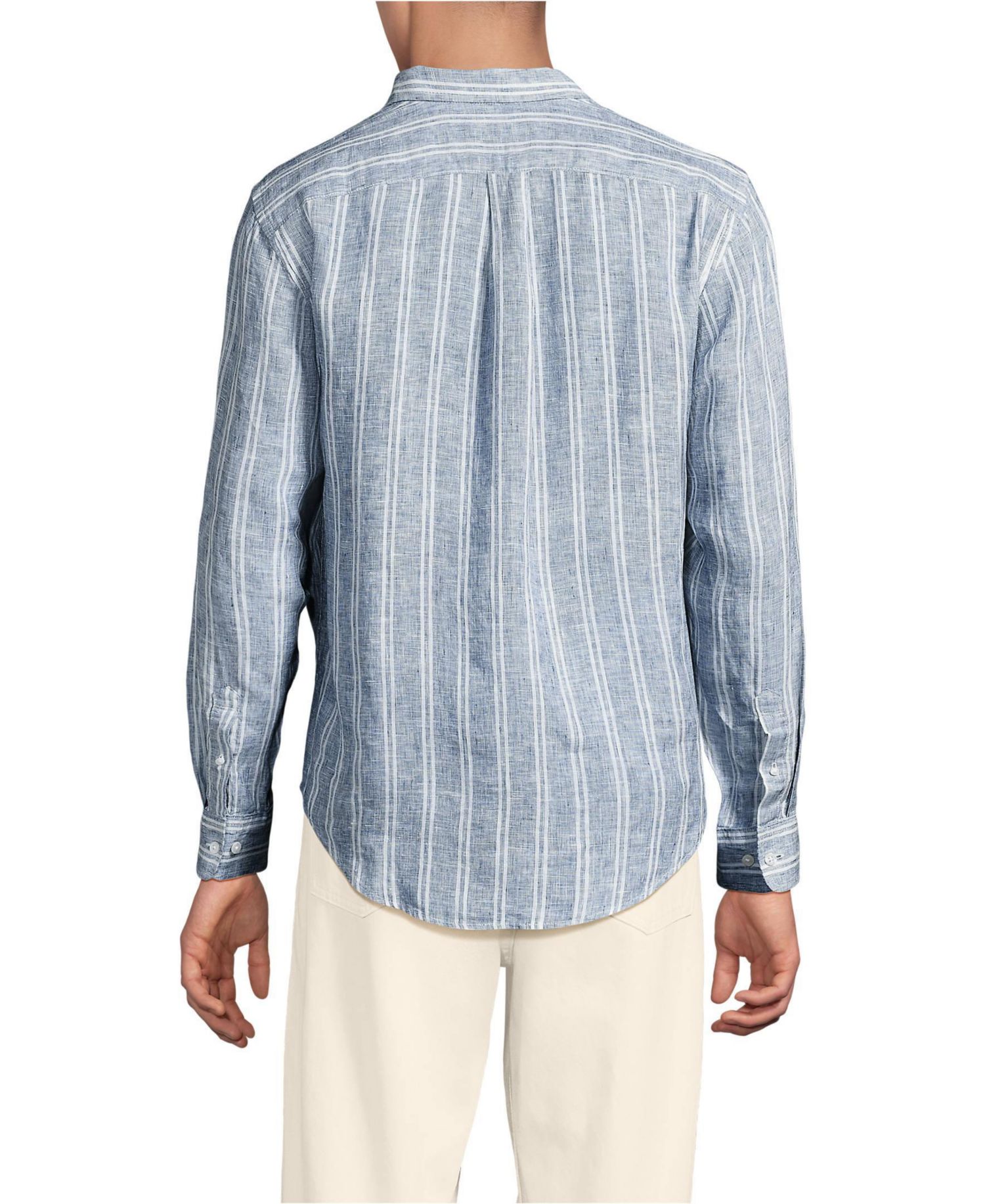 Men's Long Sleeve Linen Shirt