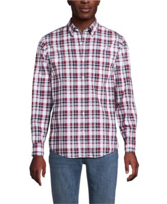 Men's Long Sleeve Madras Shirt