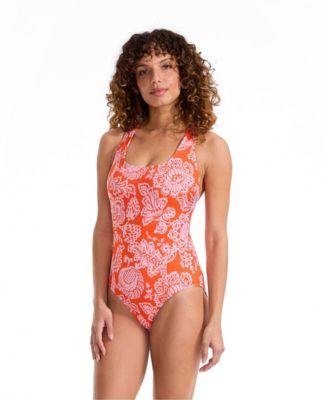 Women's Tugless X-Back One Piece Swimsuit